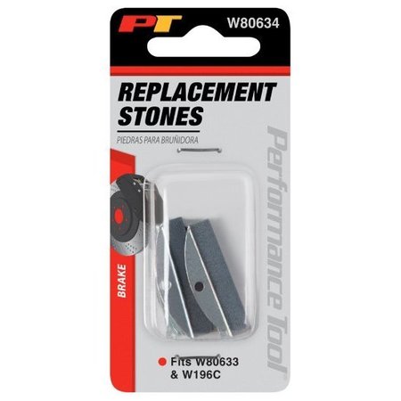 Performance Tool 2-Pc Stone Set For W80633 Brake Hone Ston, W80634 W80634
